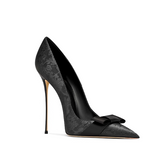 Bow High Heel Pumps - 10cm